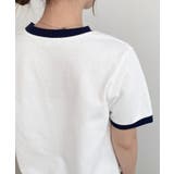 U.S.POLO ASSN.ワンポイント刺繍リンガー半袖Tシャツ | moment+ | 詳細画像11