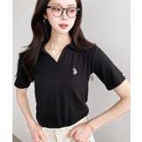 U.S.POLO ASSN.ワンポイント刺繍スキッパー衿半袖カットソー | moment+ | 詳細画像18 