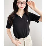 U.S.POLO ASSN.ワンポイント刺繍スキッパー衿半袖カットソー | moment+ | 詳細画像21 