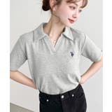 U.S.POLO ASSN.ワンポイント刺繍スキッパー衿半袖カットソー | moment+ | 詳細画像24 