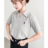 U.S.POLO ASSN.ワンポイント刺繍スキッパー衿半袖カットソー | moment+ | 詳細画像26 