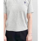 U.S.POLO ASSN.ワンポイント刺繍スキッパー衿半袖カットソー | moment+ | 詳細画像32 