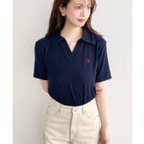 U.S.POLO ASSN.ワンポイント刺繍スキッパー衿半袖カットソー | moment+ | 詳細画像49 
