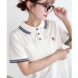 U.S.POLO ASSN.ワンポイント刺繍配色ラインリブ半袖ポロシャツ | moment+ | 詳細画像15