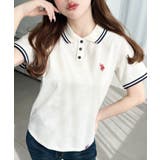 U.S.POLO ASSN.ワンポイント刺繍配色ラインリブ半袖ポロシャツ | moment+ | 詳細画像2