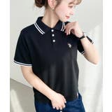 U.S.POLO ASSN.ワンポイント刺繍配色ラインリブ半袖ポロシャツ | moment+ | 詳細画像19