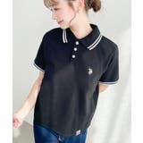 U.S.POLO ASSN.ワンポイント刺繍配色ラインリブ半袖ポロシャツ | moment+ | 詳細画像20