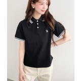 U.S.POLO ASSN.ワンポイント刺繍配色ラインリブ半袖ポロシャツ | moment+ | 詳細画像26