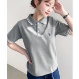 U.S.POLO ASSN.ワンポイント刺繍配色ラインリブ半袖ポロシャツ | moment+ | 詳細画像28