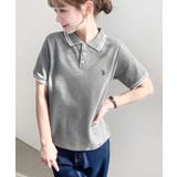 U.S.POLO ASSN.ワンポイント刺繍配色ラインリブ半袖ポロシャツ | moment+ | 詳細画像30