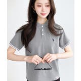 U.S.POLO ASSN.ワンポイント刺繍配色ラインリブ半袖ポロシャツ | moment+ | 詳細画像35