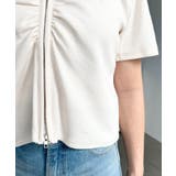 U.S.POLO ASSN.ワンポイント刺繍Wジップギャザーえり付きカーデ | moment+ | 詳細画像10 