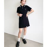 U.S.POLO ASSN.ワンポイント刺繍配色ライン半袖リブポロシャツワンピ | moment+ | 詳細画像21 