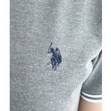 U.S.POLO ASSN.ワンポイント刺繍配色ライン半袖リブポロシャツワンピ | moment+ | 詳細画像21 