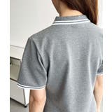 U.S.POLO ASSN.ワンポイント刺繍配色ライン半袖リブポロシャツワンピ | moment+ | 詳細画像24 