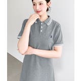 U.S.POLO ASSN.ワンポイント刺繍配色ライン半袖リブポロシャツワンピ | moment+ | 詳細画像27 