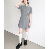 U.S.POLO ASSN.ワンポイント刺繍配色ライン半袖リブポロシャツワンピ | moment+ | 詳細画像29 