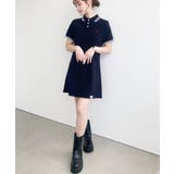 U.S.POLO ASSN.ワンポイント刺繍配色ライン半袖リブポロシャツワンピ | moment+ | 詳細画像36 
