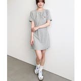 U.S.POLO ASSN.ワンポイント刺繍ギャザーヘンリーVネック半袖ワンピ | moment+ | 詳細画像22 