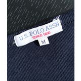 U.S.POLO ASSN.ワンポイント刺繍ギャザーヘンリーVネック半袖ワンピ | moment+ | 詳細画像36 