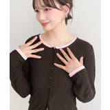 配色レイヤードライクシアークレープカーディガン | moment+ | 詳細画像20 