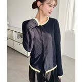 配色レイヤードライクシアークレープカーディガン | moment+ | 詳細画像23 