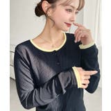 配色レイヤードライクシアークレープカーディガン | moment+ | 詳細画像25 