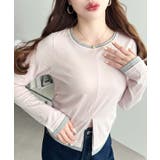 配色レイヤードライクセンタースリットシアープルオーバー | moment+ | 詳細画像26 