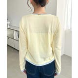 配色レイヤードライクセンタースリットシアープルオーバー | moment+ | 詳細画像41 