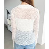 ストレッチレース長袖シャツカーディガン | moment+ | 詳細画像10 