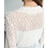 ストレッチレース長袖シャツカーディガン | moment+ | 詳細画像11 