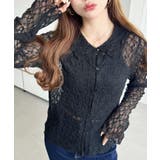 ストレッチレース長袖シャツカーディガン | moment+ | 詳細画像13 