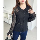 ストレッチレース長袖シャツカーディガン | moment+ | 詳細画像14 