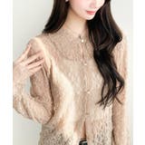 ストレッチレース長袖シャツカーディガン | moment+ | 詳細画像22 