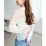 ストレッチレース長袖シャツカーディガン | moment+ | 詳細画像6 