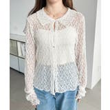 ストレッチレース長袖シャツカーディガン | moment+ | 詳細画像7 