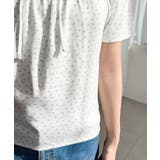 レイヤードデザインデコルテリボンリブカットソー半袖トップス | moment+ | 詳細画像15 