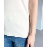 スクエアホルターネック半袖プルオーバー テレコリブ | moment+ | 詳細画像9 