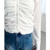 シャーリング長袖カーディガン | moment+ | 詳細画像9 