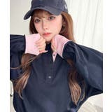 ヘンリーネックバイカラー配色リブロンT | moment+ | 詳細画像36 