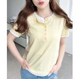ヘンリーネックレイヤード半袖Tシャツ | moment+ | 詳細画像28 