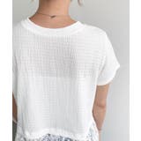 裾フリルレース半袖Tシャツ | moment+ | 詳細画像11