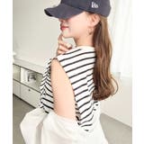 無地&ボーダーショルダータックノースリーブTシャツ 綿100%天竺. | moment+ | 詳細画像28