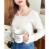 前後2WAY スクエアホルターネックプルオーバー	T/Cカットテレコリブ | moment+ | 詳細画像2