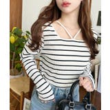 前後2WAY スクエアホルターネックプルオーバー	T/Cカットテレコリブ | moment+ | 詳細画像24