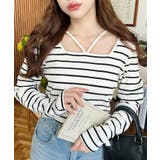 前後2WAY スクエアホルターネックプルオーバー	T/Cカットテレコリブ | moment+ | 詳細画像25