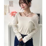 前後2WAY スクエアホルターネックプルオーバー	T/Cカットテレコリブ | moment+ | 詳細画像40