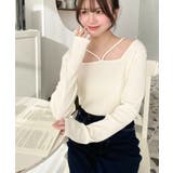 前後2WAY スクエアホルターネックプルオーバー	T/Cカットテレコリブ | moment+ | 詳細画像43