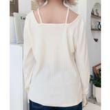 前後2WAY スクエアホルターネックプルオーバー	T/Cカットテレコリブ | moment+ | 詳細画像47