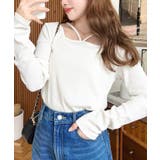 前後2WAY スクエアホルターネックプルオーバー	T/Cカットテレコリブ | moment+ | 詳細画像7